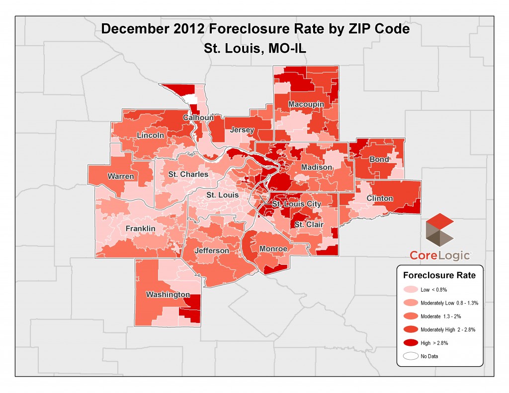 st louis area foreclosure rates