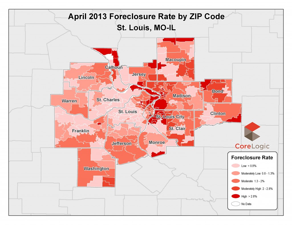 St Louis Foreclosure Rate
