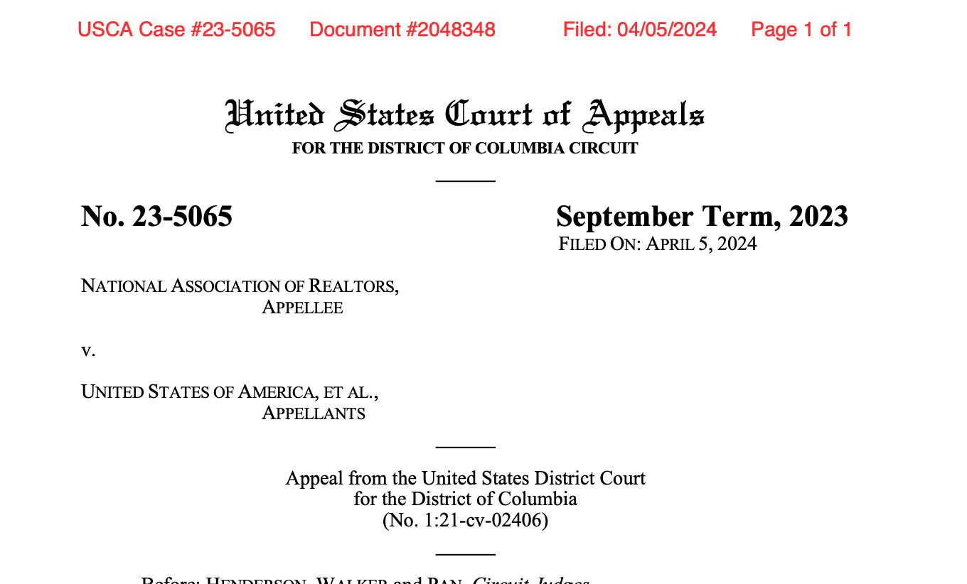 United States Court of Appeals Judgement -  NAR vs United States of America