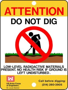 Army Corp of Engineers Manhattan Project Sign