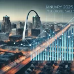 St Louis YTD Home Sals January 2025 by St Louis Realtors