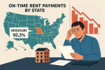 On time rent payments Missouri