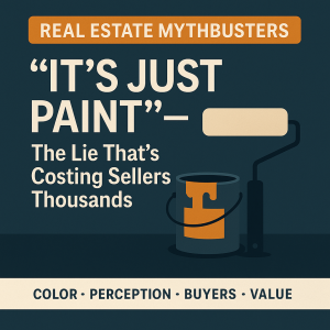 Real Estate Mythbusters: “It’s Just Paint”….The Lie That’s Costing Sellers Thousands