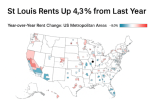 St Louis Rents Up 4.3% from Last Year