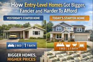 Yesterdays starter homes versus todays starter homes