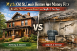 Historic Charm vs Neglected Decay on St Louis Century Homes