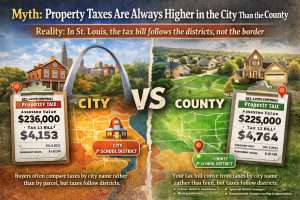Myth: Property Taxes Are Always Higher in the City Than the County