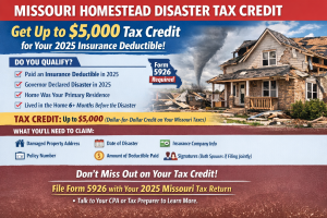 STORM DAMAGE IN 2025? You May Be Owed Up to $5,000 Back on Your Missouri Taxes 💰