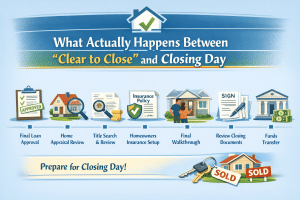What Actually Happens Between “Clear to Close” and Closing Day