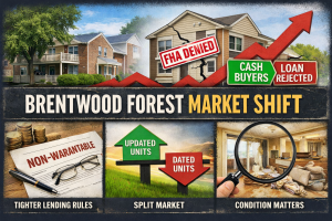 Brentwood Forest Condos in 2026: A Market That Didn’t Collapse…But Definitely Changed